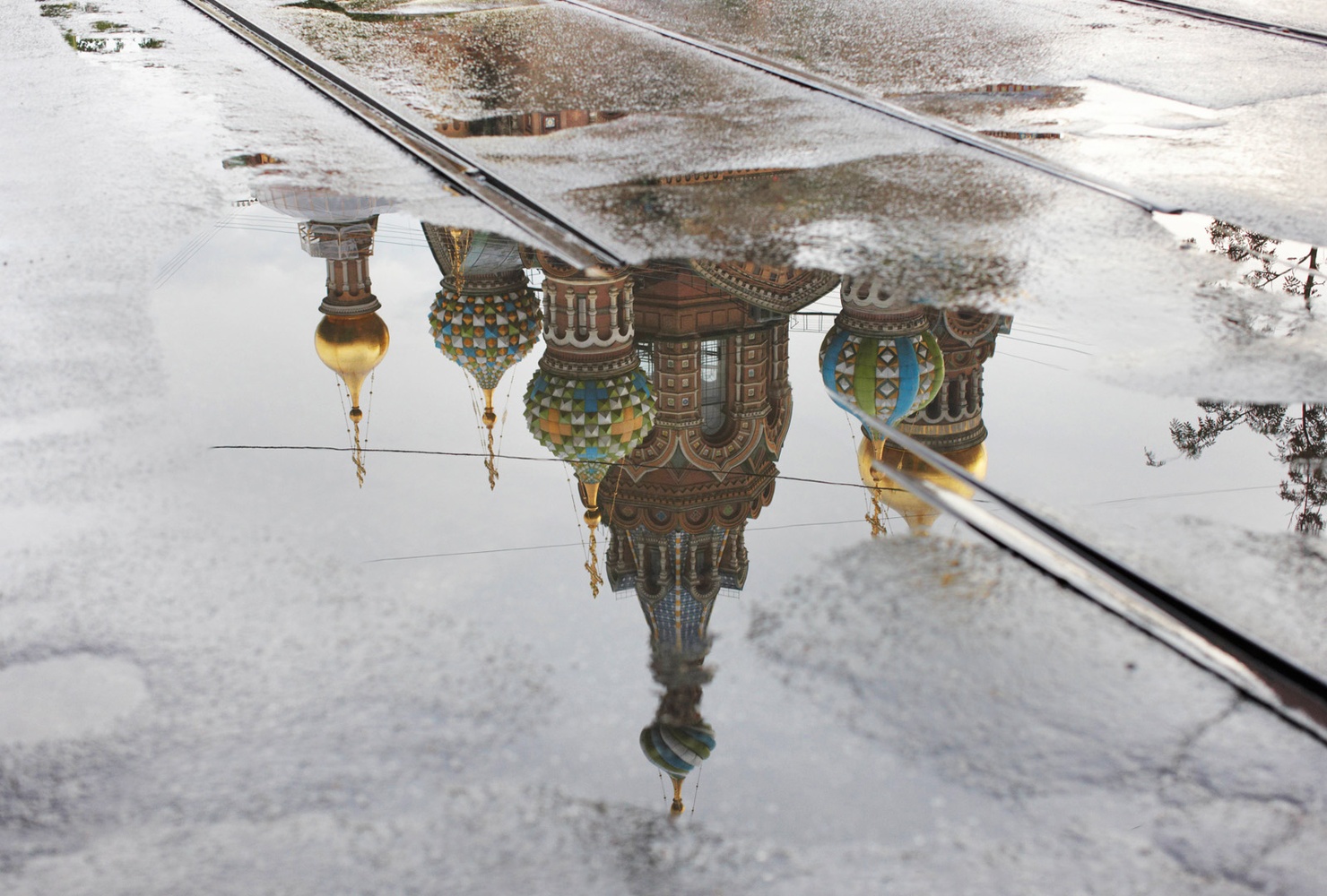 Nach dem Platzregen, St. Petersburg